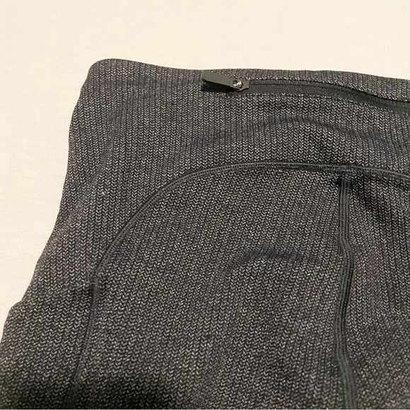 Lululemon Speed Up Tight Power Luxtreme Knit Black Heathered Black Size 4 - Picture 14 of 16